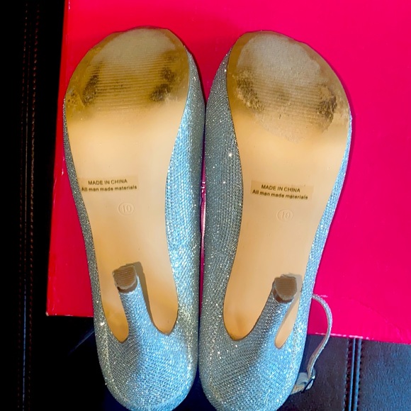 Silver High Heels - Picture 6 of 7